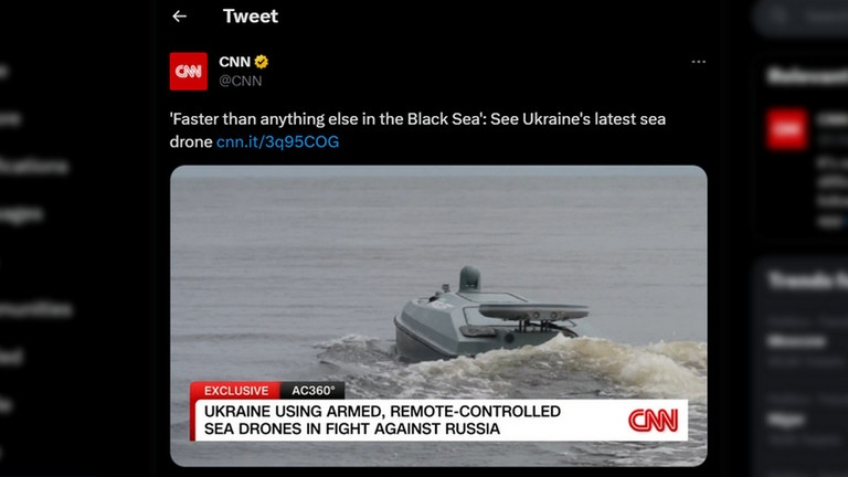 cnn phat tin ve xuong khong nguoi lai cua ukraine tan cong cau crimea hinh anh 2