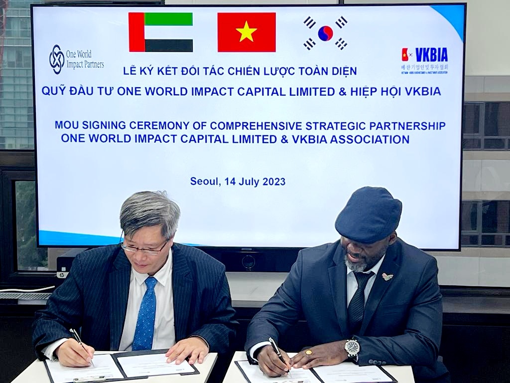 vkbia, one world impact capital limited ink comprehensive strategic cooperation picture 1