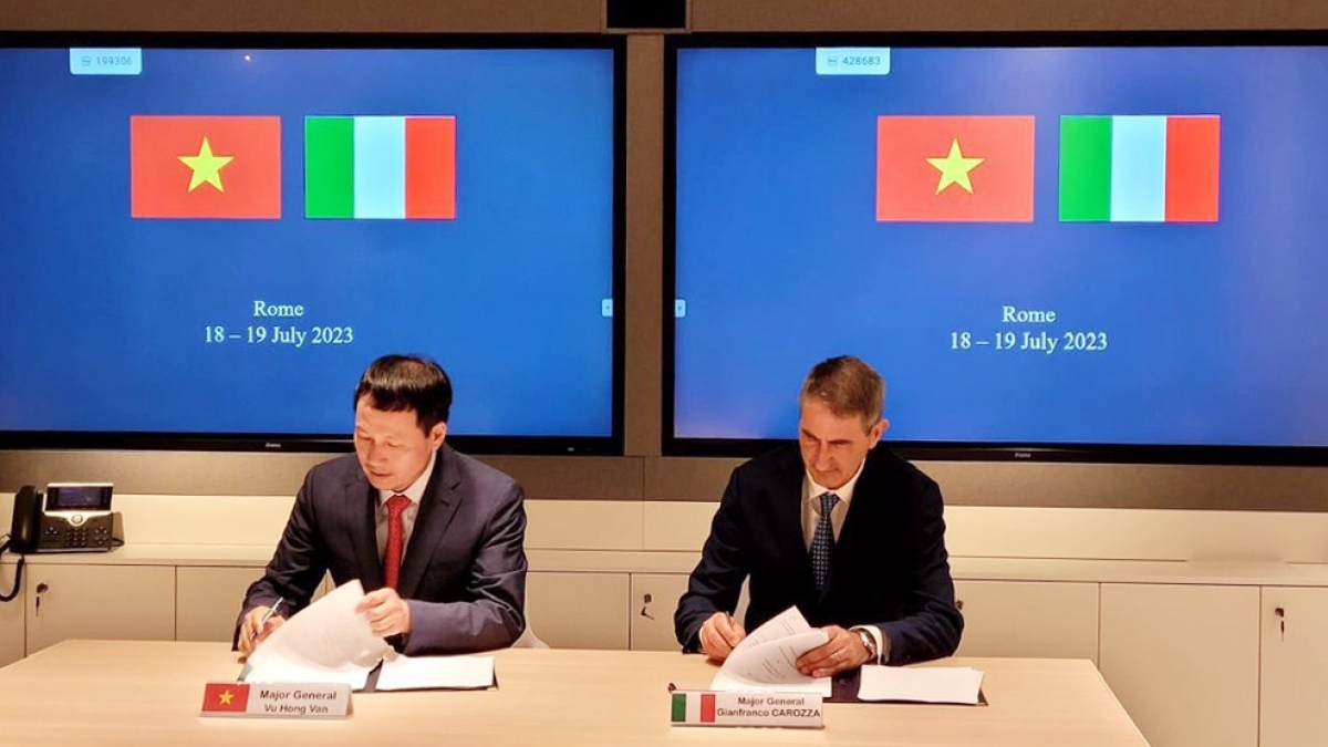 vietnam, italy negotiate a draft agreement on protection and exchange of confidential picture 1