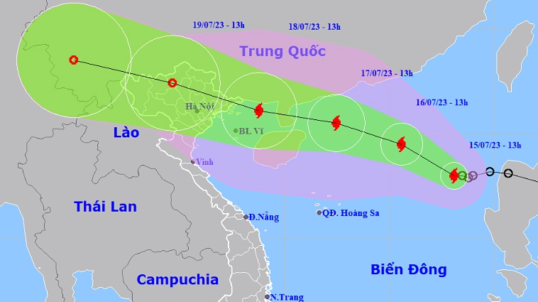 storm talim heads for northern vietnam picture 1