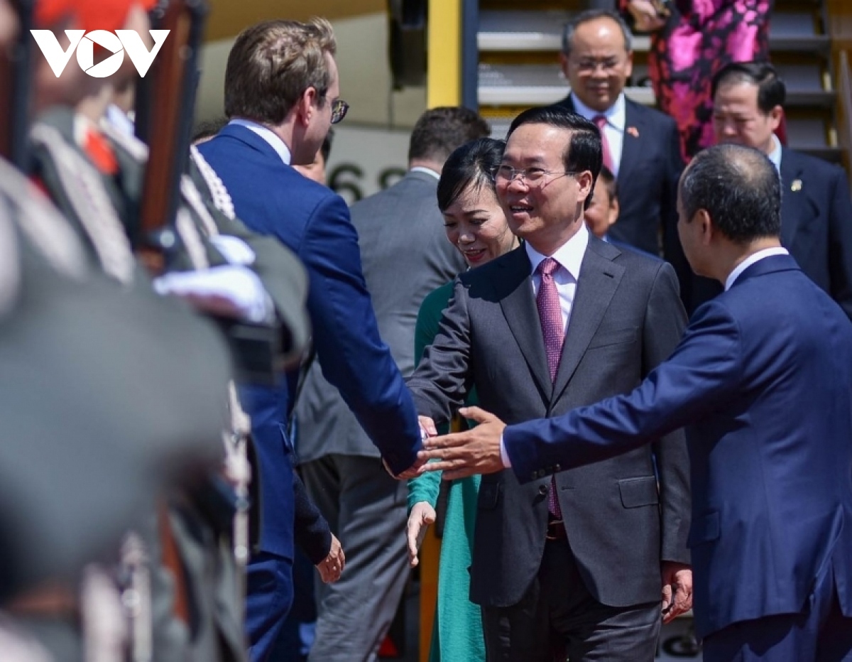 president vo van thuong meets vietnamese ambassadors in europe picture 1