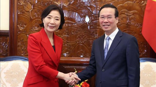 president hails rok ambassador s contributions to promoting bilateral ties picture 1