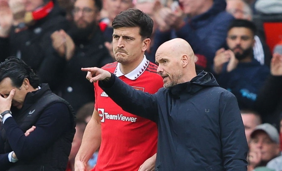 harry maguire sap nhan mon qua dang tu hlv erik ten hag hinh anh 1