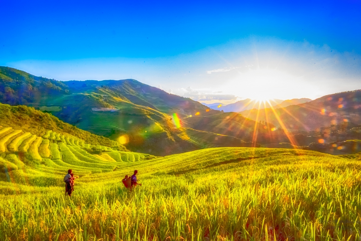 Natural landscapes in Tua Chua district