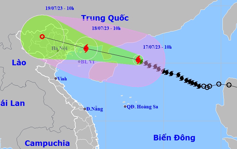 Bão số 1 giật cấp 15 tiến sát vùng biển Quảng Ninh, Hải Phòng