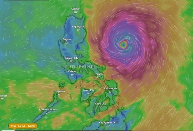 Chủ động ứng phó với bão Doksuri ở vùng biển phía Đông của Philippines