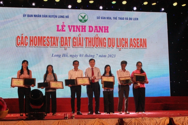 Vĩnh Long vinh danh các homestay đạt giải thưởng Du lịch ASEAN năm 2023