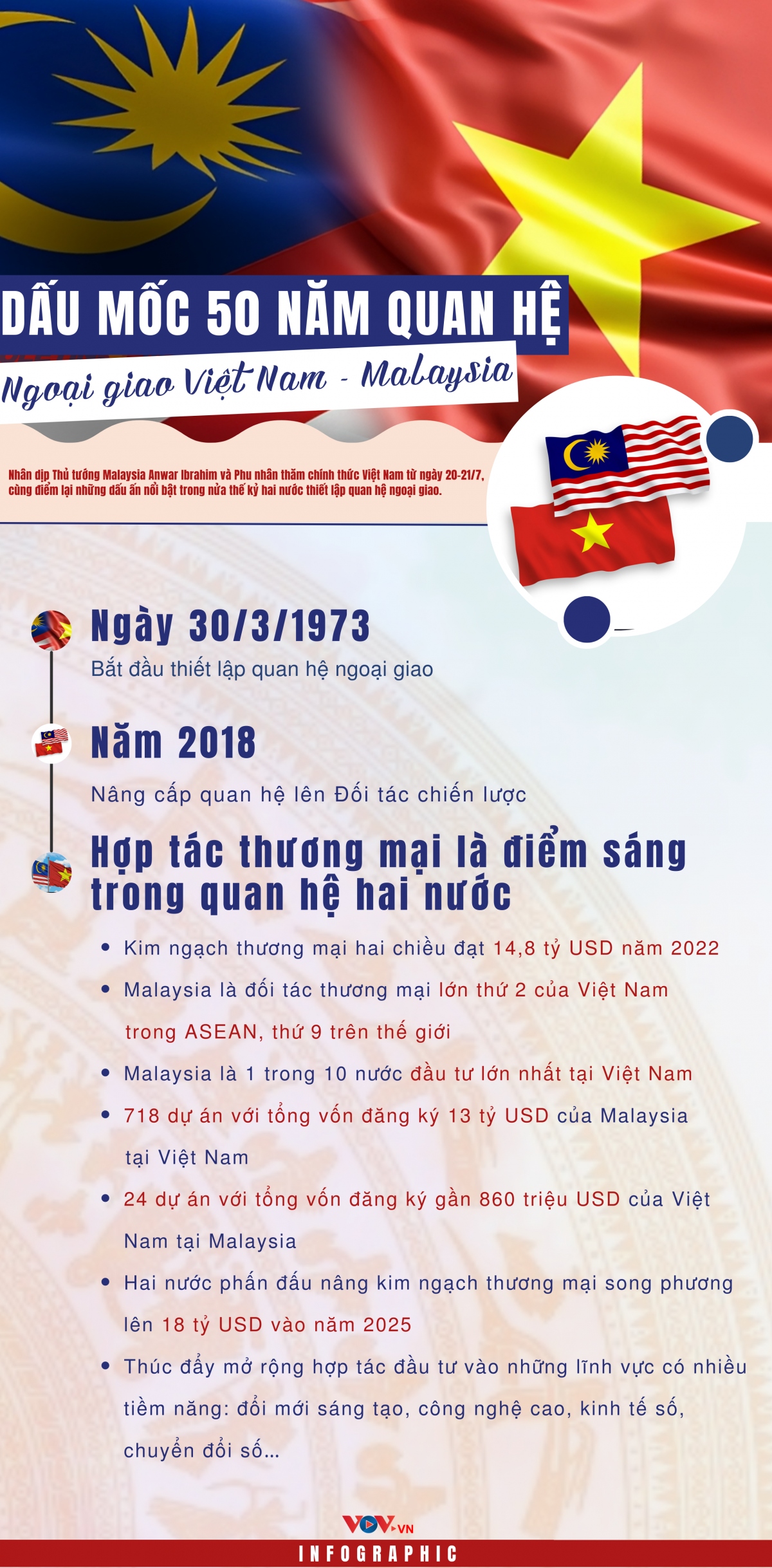 dau moc 50 nam quan he ngoai giao viet nam - malaysia hinh anh 1