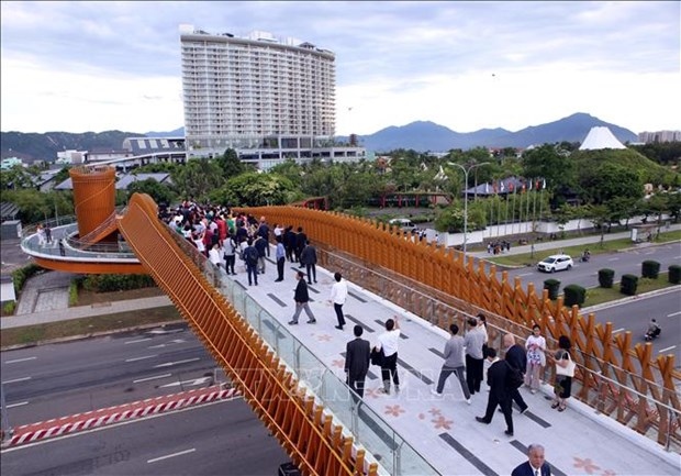 japan-style bridge inaugurated in da nang city picture 1