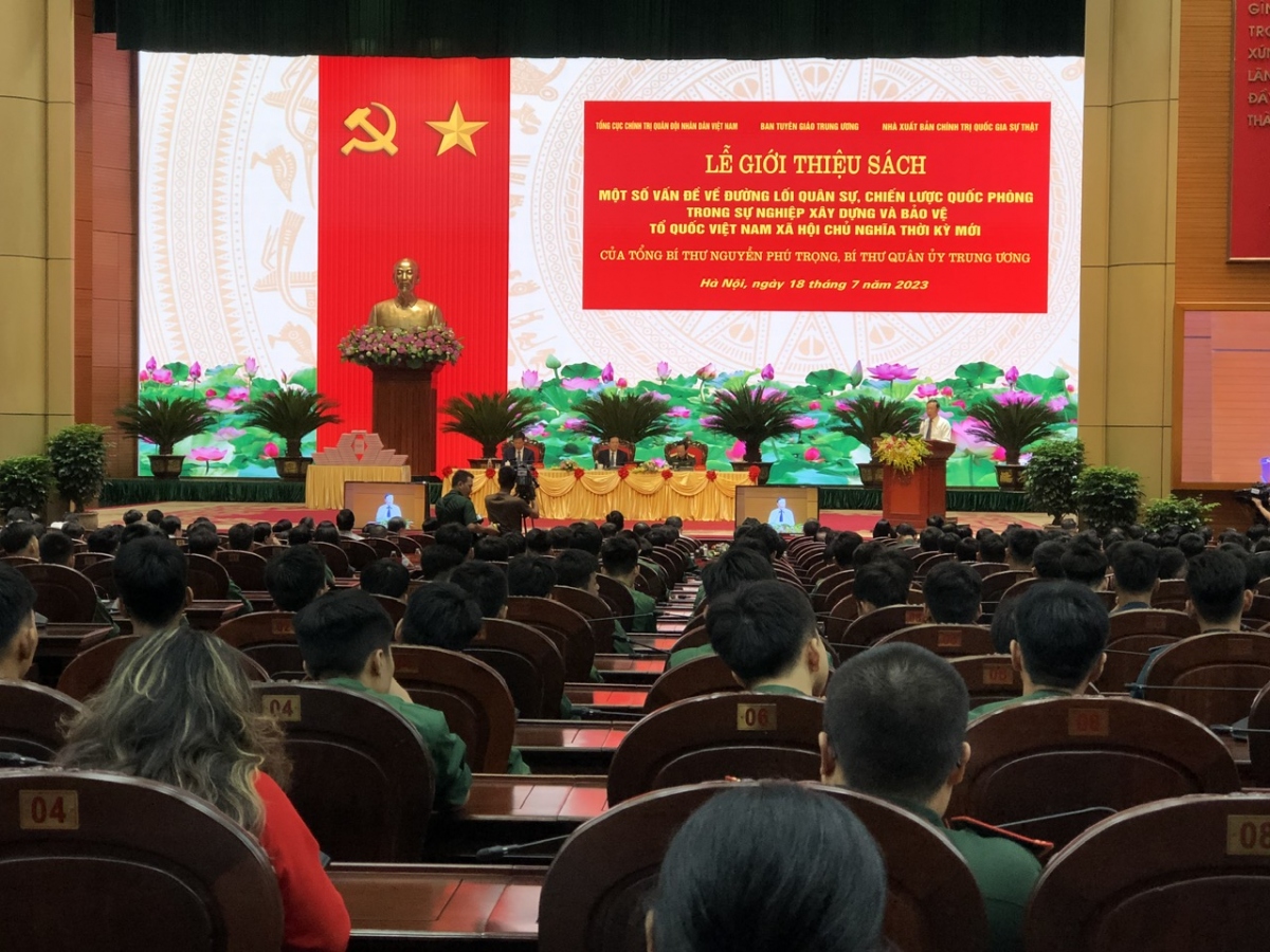 Ra mắt sách của Tổng Bí thư Nguyễn Phú Trọng về quân sự, quốc phòng