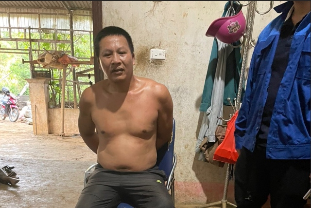 Xóa sổ tụ điểm ma túy giữa đồi chè tại thành phố Lai Châu