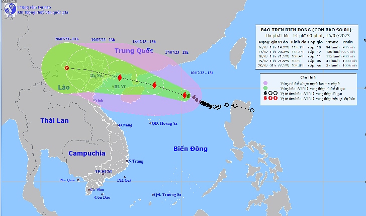 storm talim gains strength, heavy rain expected in northern vietnam picture 1