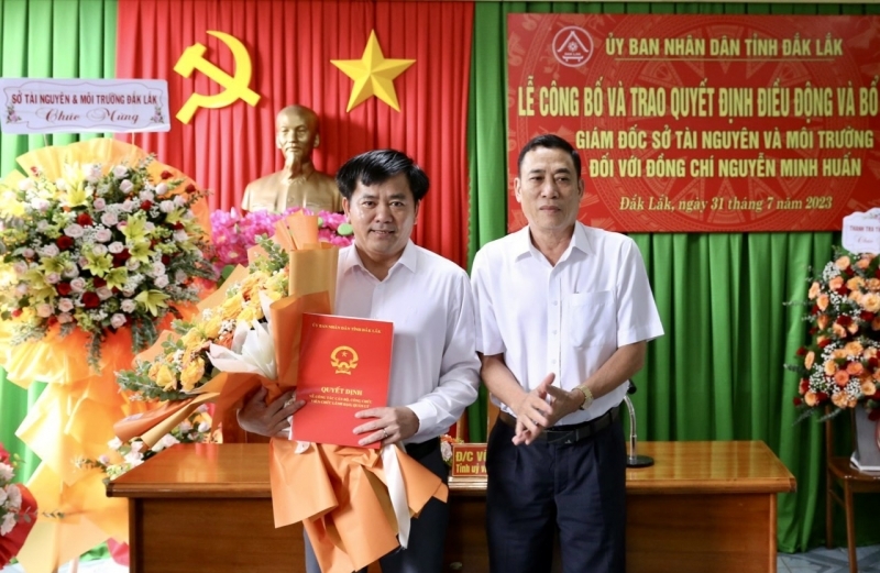 Đắk Lắk có tân Giám đốc Sở Tài nguyên và Môi trường