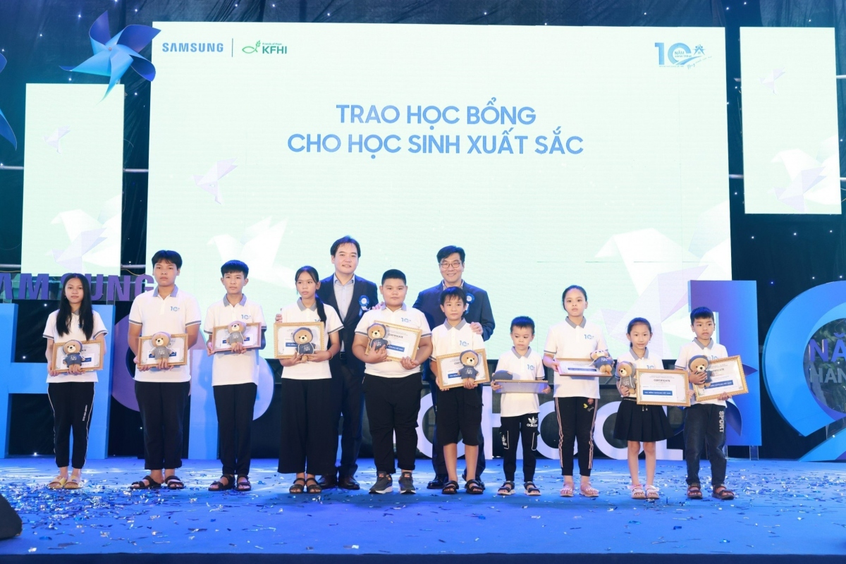 le ky niem 10 nam thanh lap ngoi truong hy vong samsung bac ninh hinh anh 2