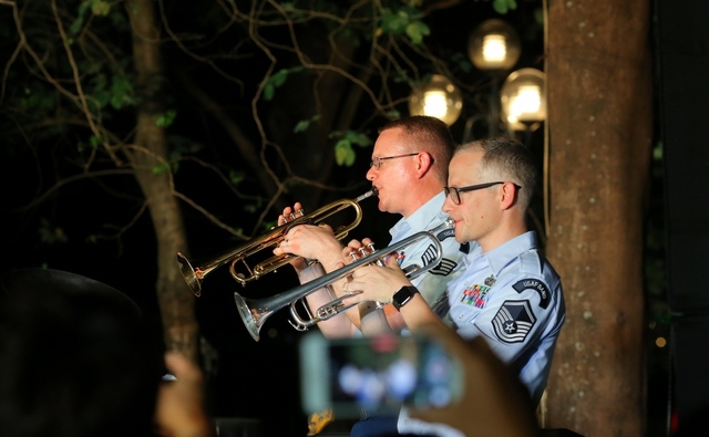us air force band pacific brass leaves impressive performance in hanoi picture 2