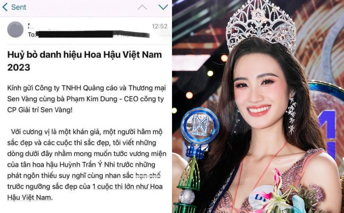 Hoa hậu Ý Nhi bị 200.000 người anti, yêu cầu tước vương miện: BTC nói gì?