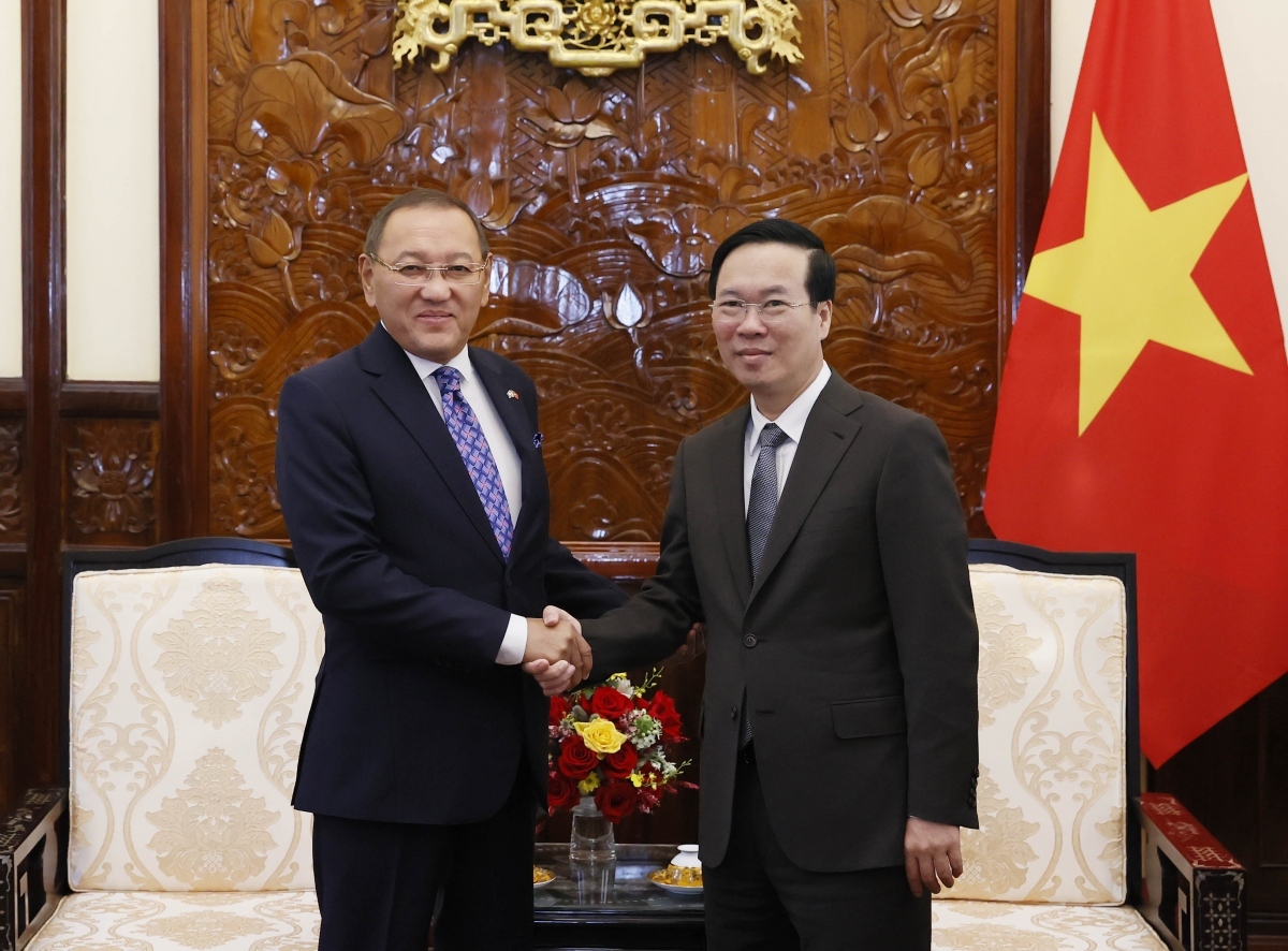 president expects stronger cooperation between vietnam and kazakhstan picture 1