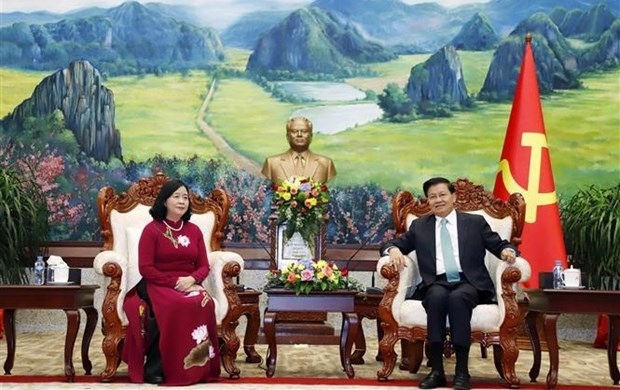 laos, vietnam strengthen party cooperation picture 1