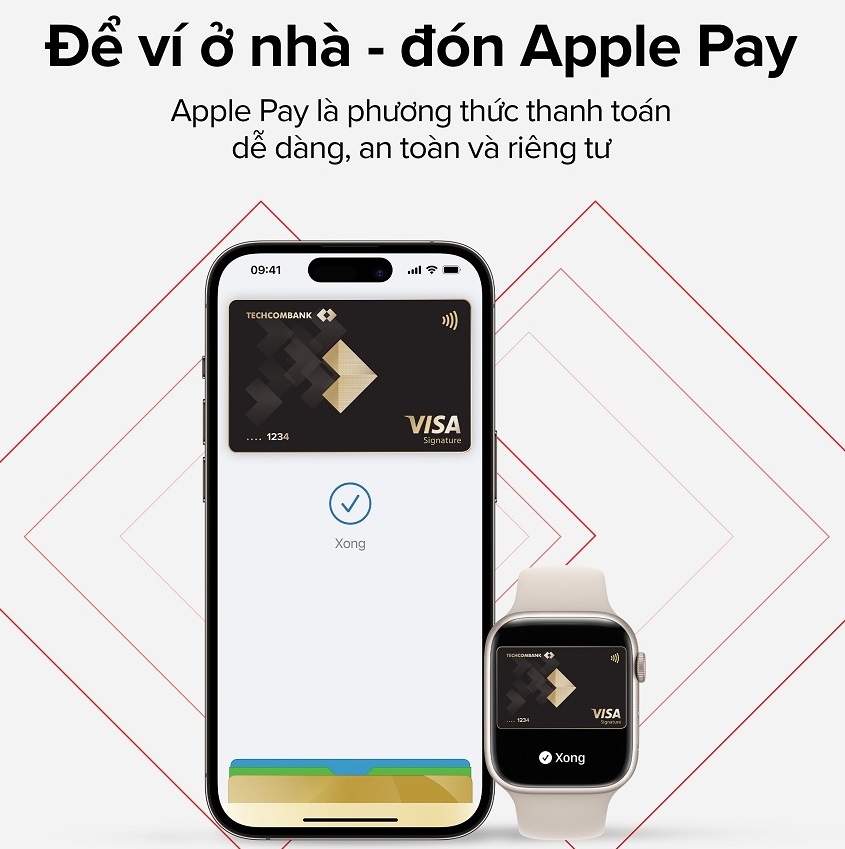 Techcombank giới thiệu Apple Pay đến khách hàng