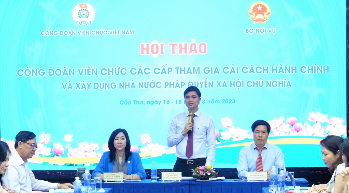 Công đoàn các cấp tham gia cải cách hành chính vì lợi ích nhân dân