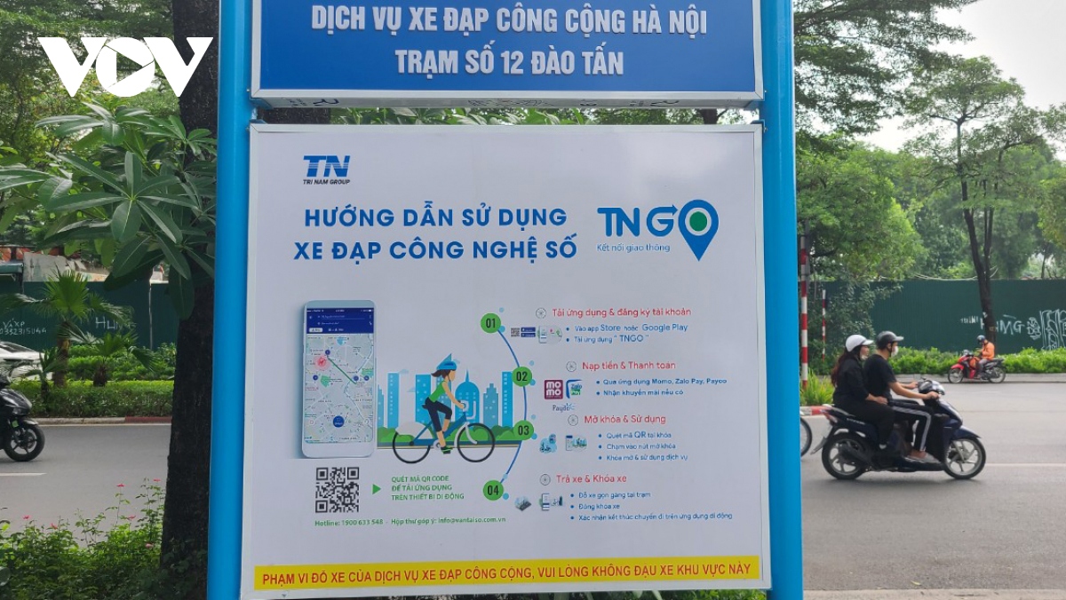 public bicycle sharing service debuts in hanoi picture 2