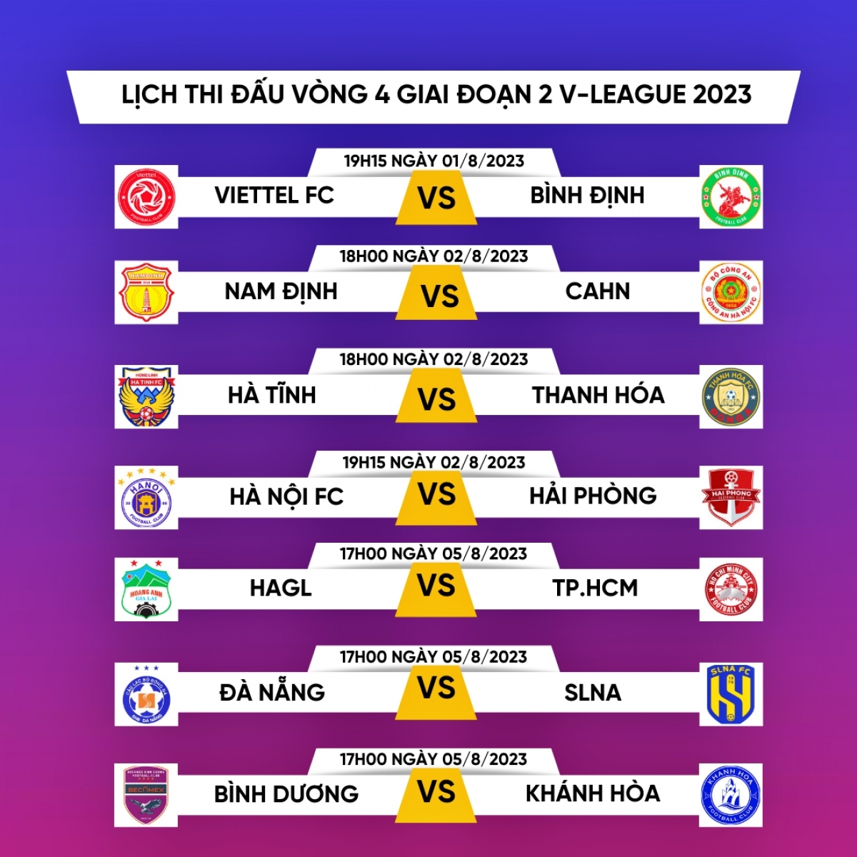 lich thi dau v-league 2023 hom nay 2 8 nong bong cuoc dua vo dich hinh anh 1