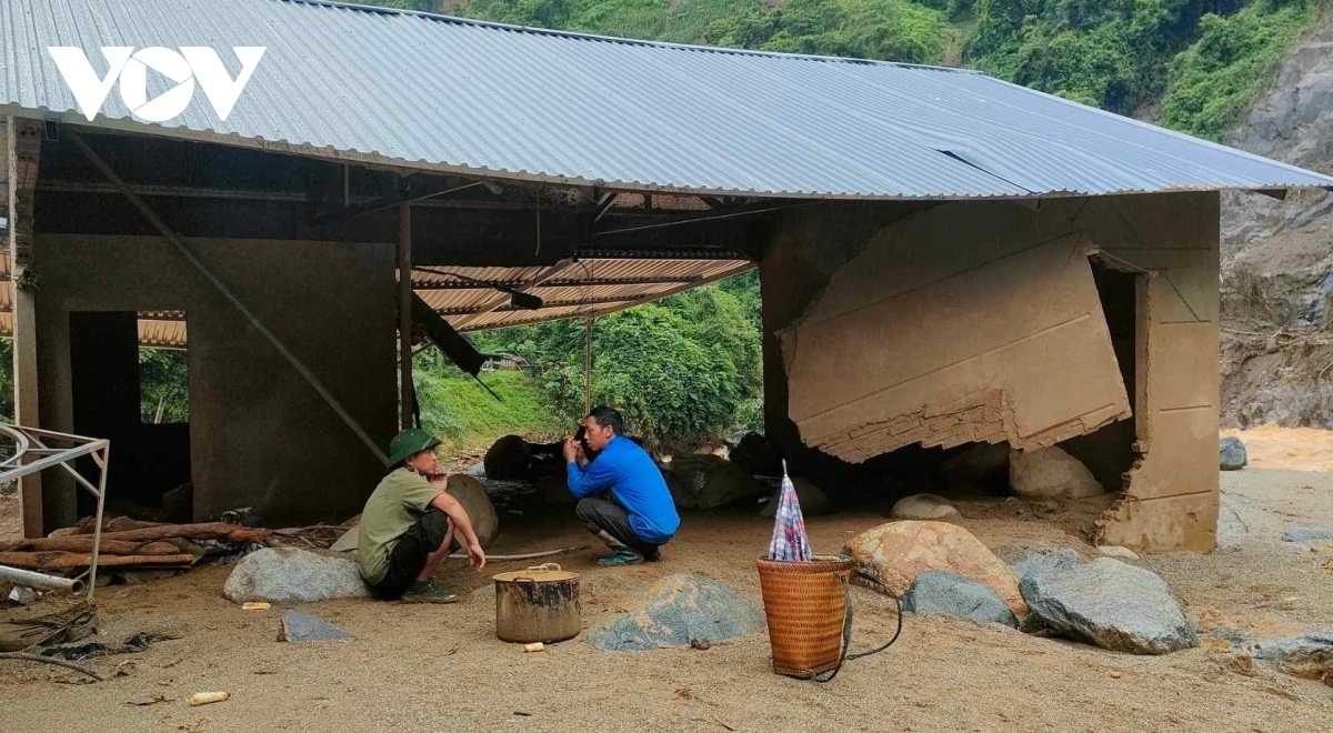 At least 82 houses have been washed away or heavily damaged by flashfloods and landslides.