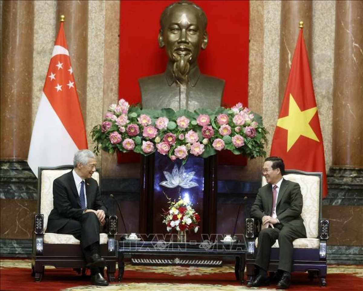 vietnamese leaders receive singaporean pm lee hsien loong picture 5