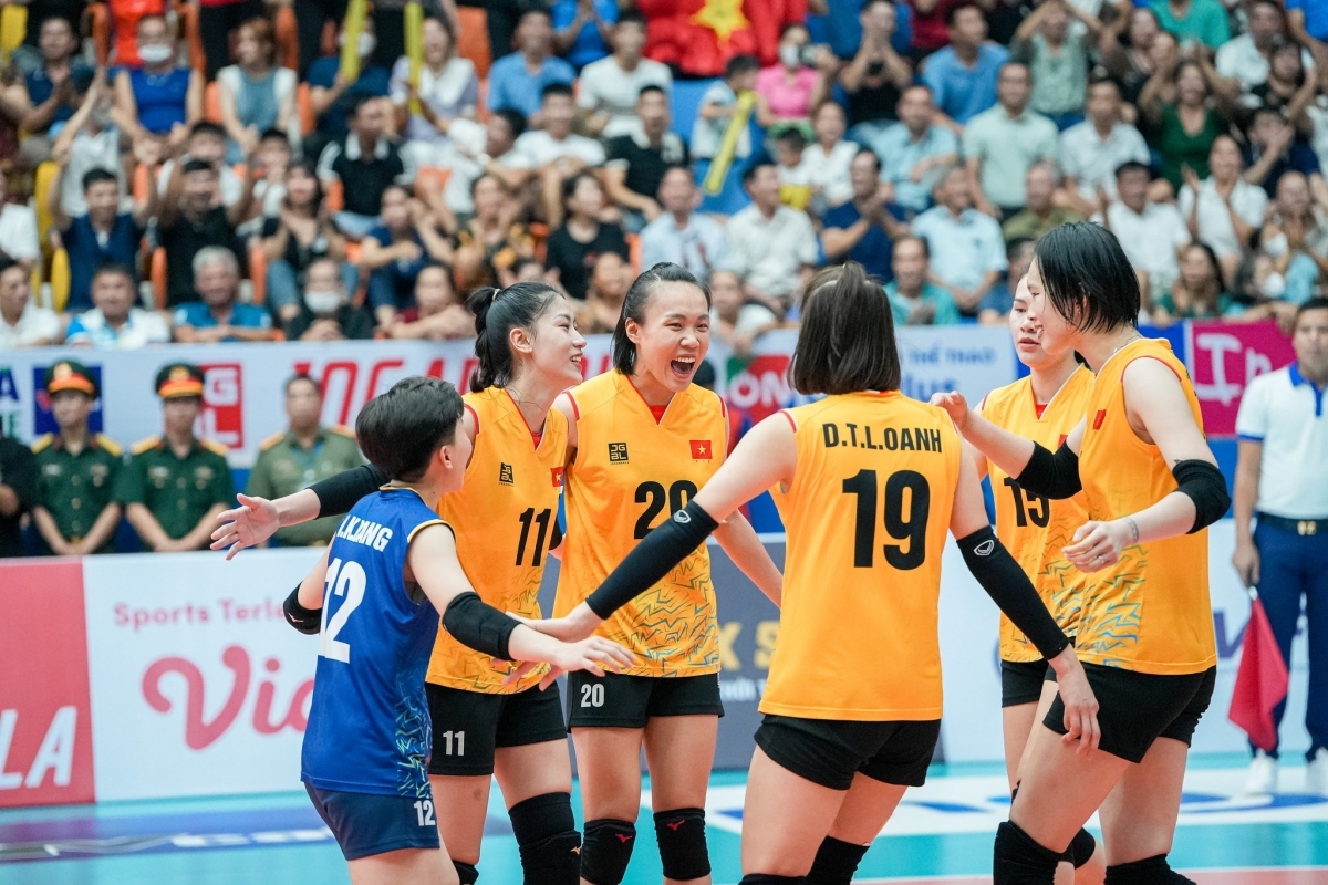 local volleyballers first win at asian championship picture 1