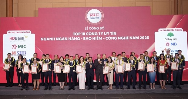 vietnam report announces top 10 prestigious banks, insurance, digital companies picture 1