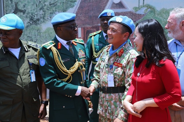 vietnamese peacekeepers celebrate national day in abyei picture 1