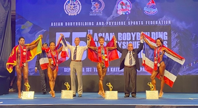 athletes bring home five golds at asian bodybuilding champs in nepal picture 1