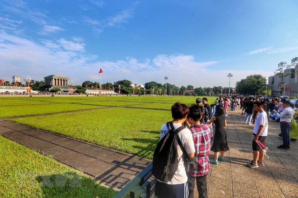 The Mausoleum is located at Ba Dinh Square where President Ho Chi Minh read the Declaration of Independence on September 2nd, 1945, proclaiming the country’s independence and the foundation of the Democratic Republic of Vietnam, now the Socialist Republic of Vietnam.