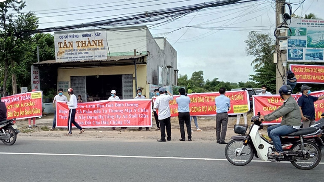 Bình Dương xảy ra nhiều vụ khiếu kiện, tập trung đông người liên quan đến BĐS