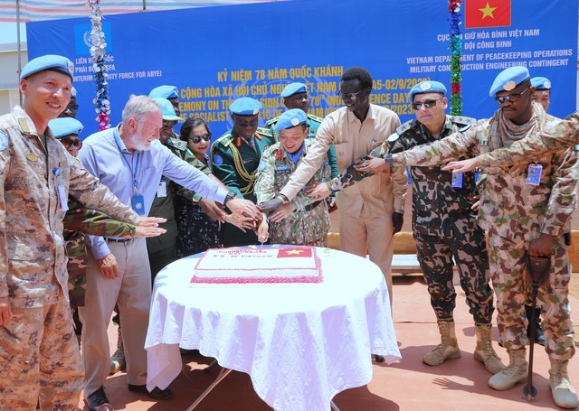 vietnamese peacekeepers celebrate national day in abyei picture 2