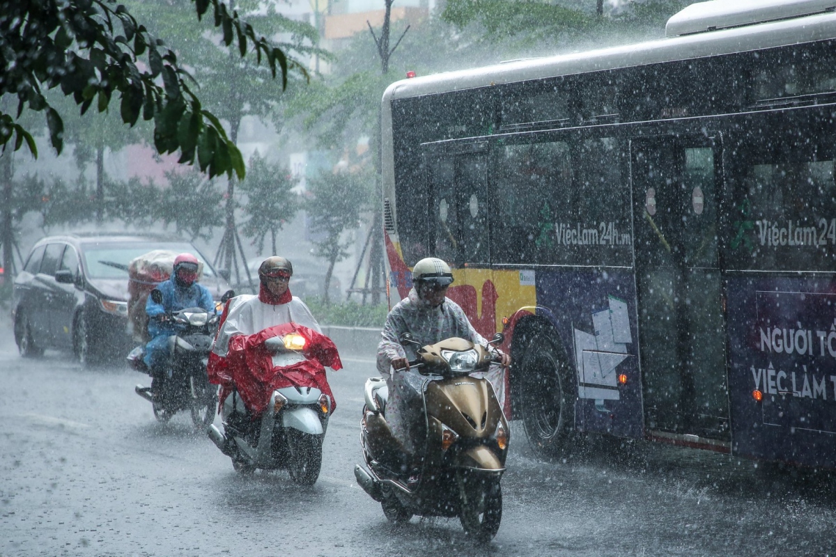 Thời tiết ngày 13/9, mưa lớn ở Bắc Bộ và Bắc Trung Bộ