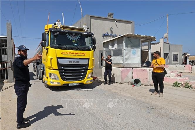 israel se mo lai cua khau chinh van chuyen hang hoa vao dai gaza hinh anh 1