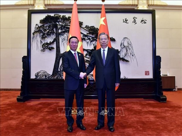 president meets top chinese legislator in beijing picture 1
