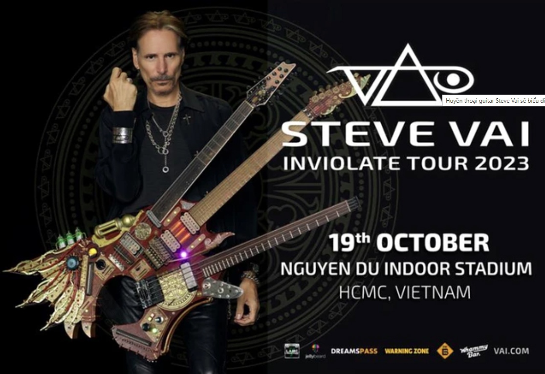 american guitarist steve vai to bring inviolate world tour to vietnam picture 1