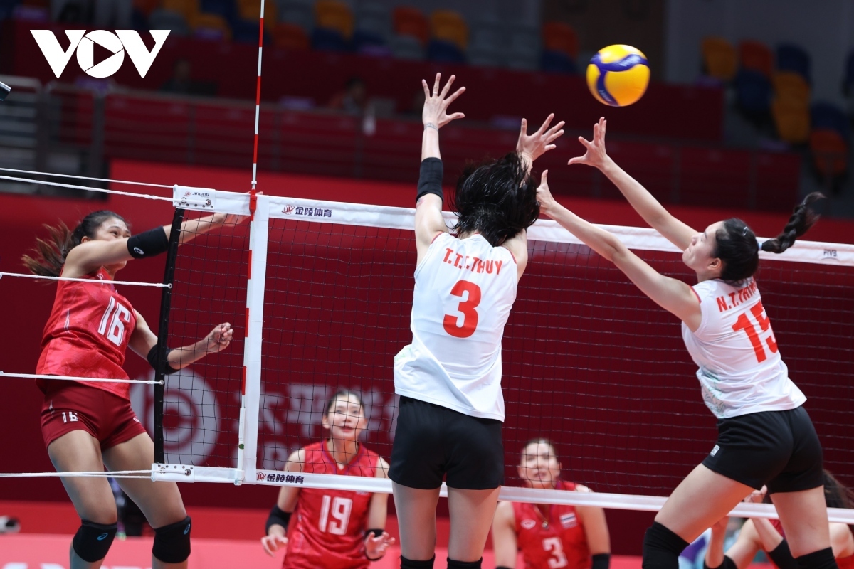 vietnam loses to thailand in women s volleyball event at asiad 19 picture 1