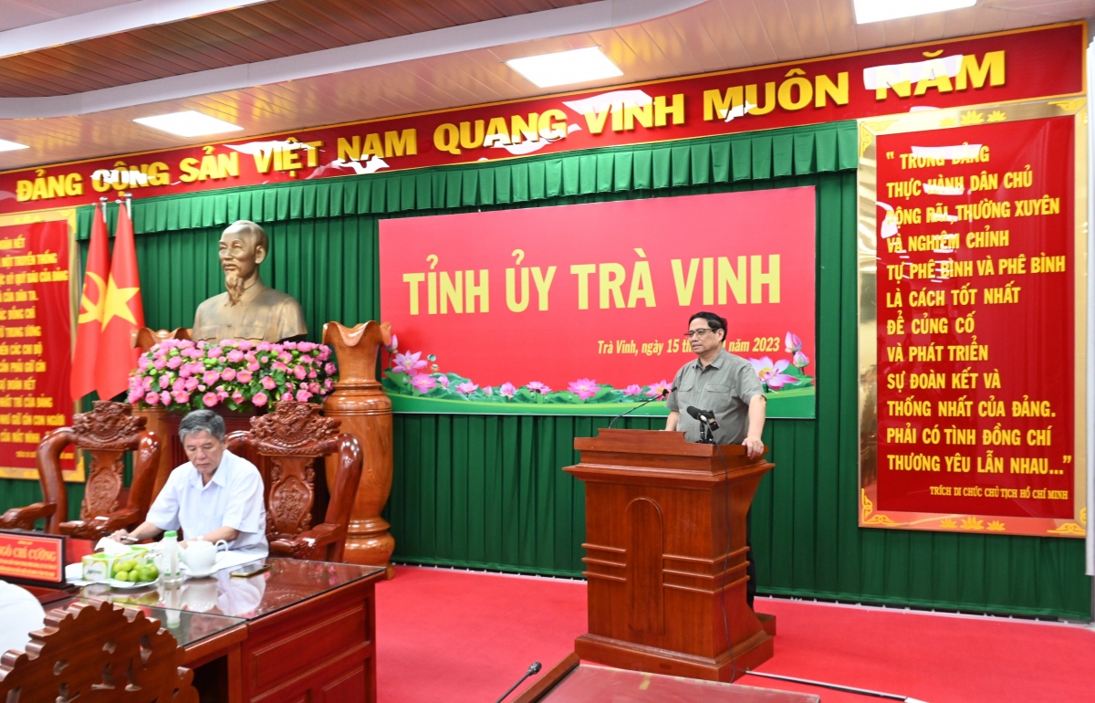 thủ tướng phạm minh chính làm việc với lãnh đạo tỉnh trà vinh hình ảnh 5 thu tuong pham minh chinh lam viec voi lanh dao tinh tra vinh hinh anh 5