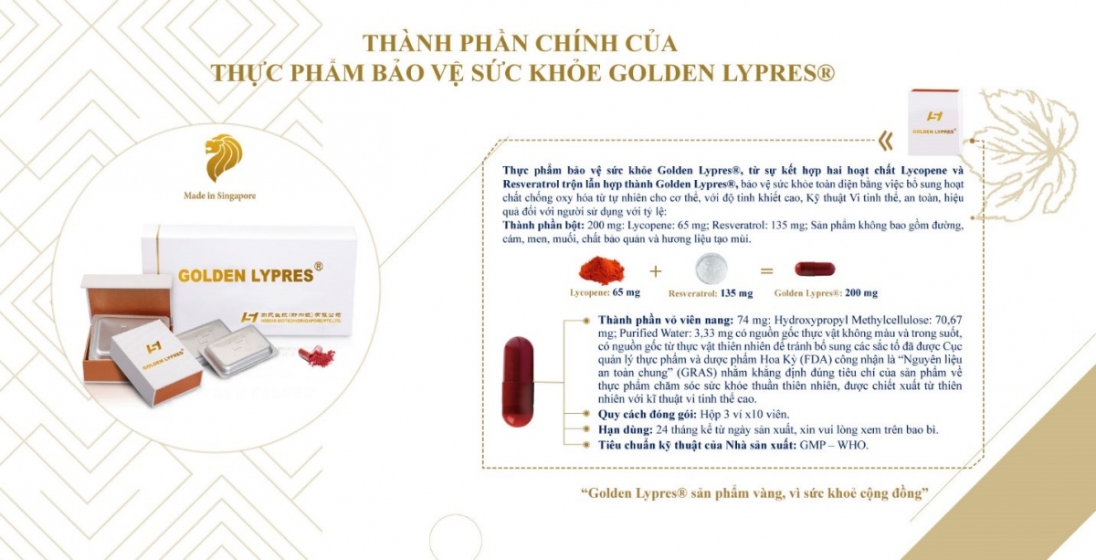 golden lypres san pham vang, vi suc khoe cong dong hinh anh 2