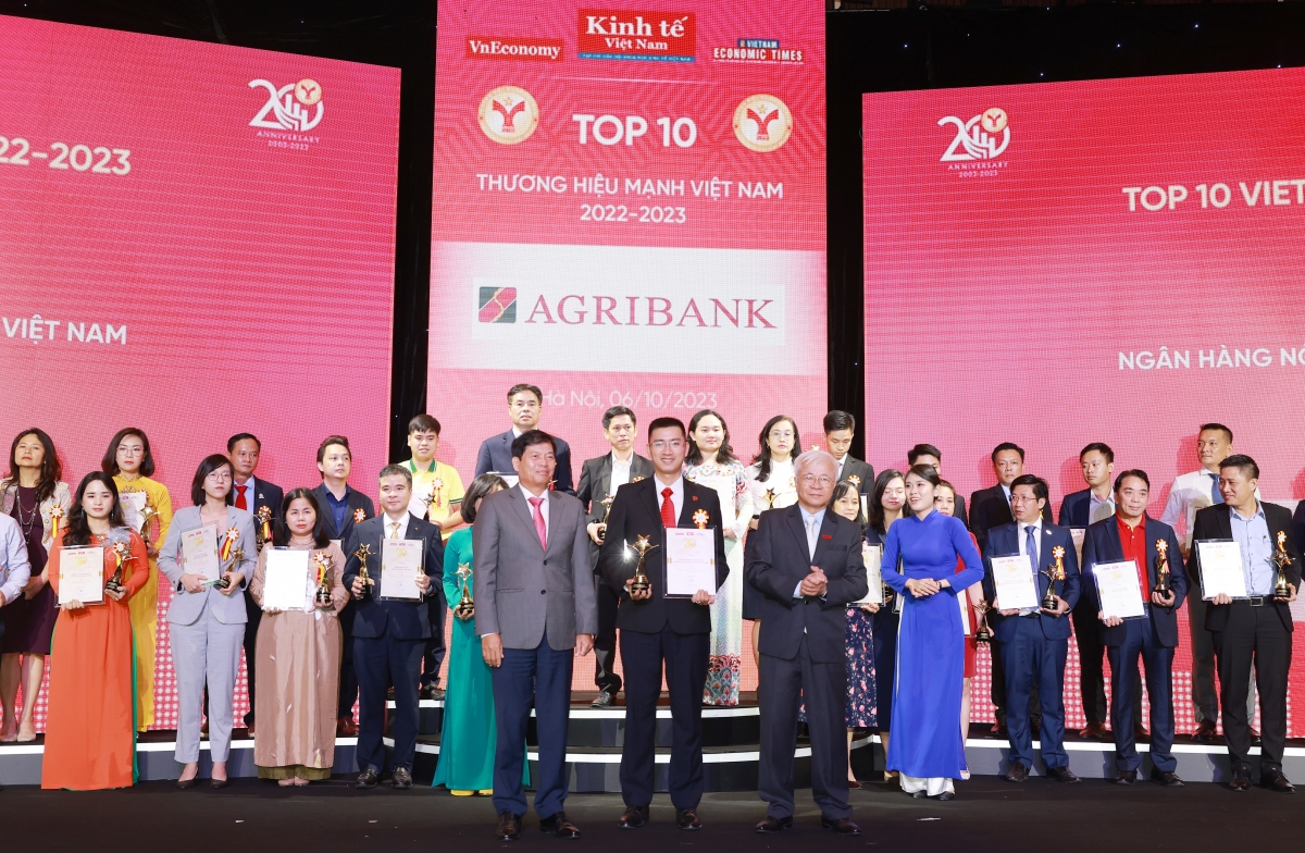 agribank top 10 thuong hieu manh viet nam 2023 hinh anh 1