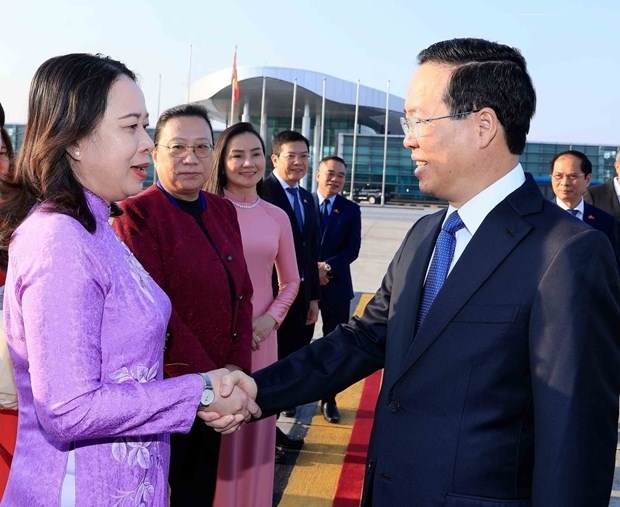vietnamese president departs for third belt and road forum in china picture 1