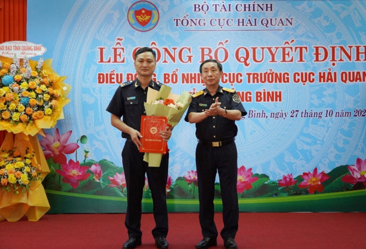 Ông Phạm Tiến Thành giữ chức Cục trưởng Cục Hải quan Quảng Bình