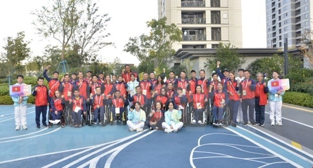 asian para games vietnam s sport delegation returns home picture 1