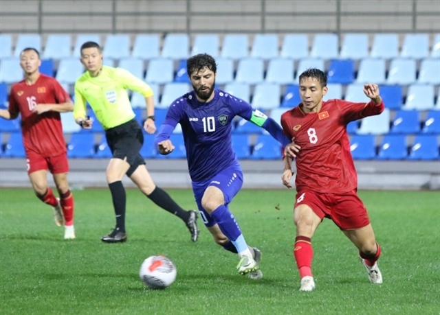 vietnam lose to uzbekistan in crowdless friendly picture 1