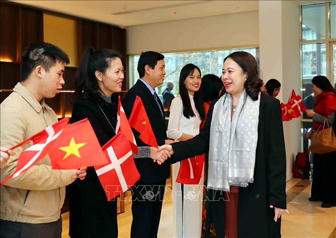vice president vo thi anh xuan begins working visit to denmark picture 1