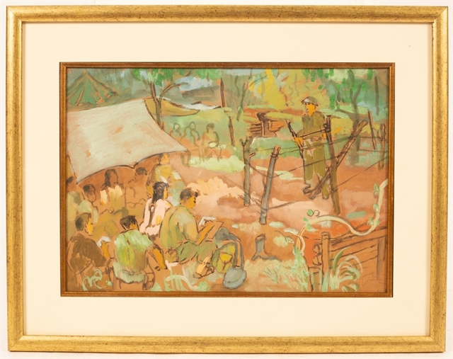 sketches by popular painter pham thanh tam to be auctioned in uk picture 1