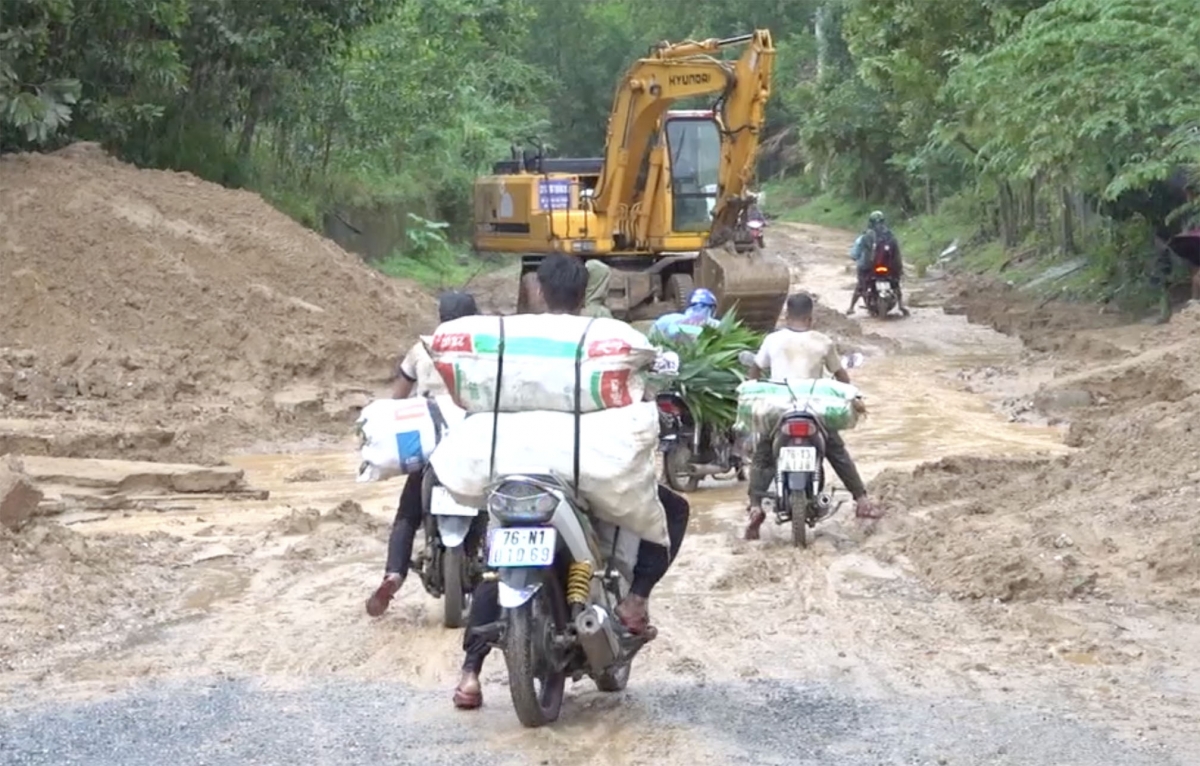 Đã thông đèo Violak nối Quảng Ngãi và Kon Tum